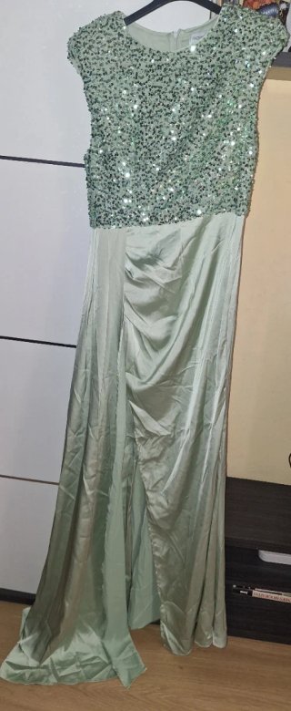 Vestido de fiesta verde talla L