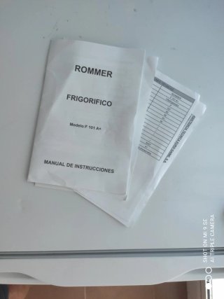 Nevera bajo encimera Rommer F 101 A+