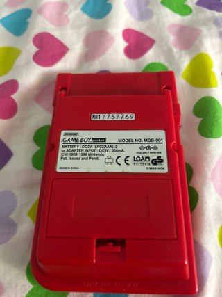 Nintendo Game Boy Pocket Roja