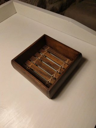 Servilletero de madera