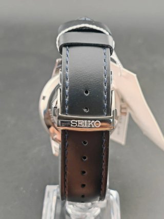 Reloj Seiko Presage Automático Plata Negro