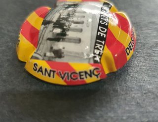 Chapa Cava FGC 100 Años Sant Vicenç