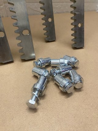 Cremallera 6 piezas Puerta Corredera + 8 tornillos