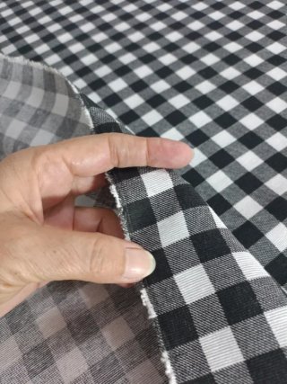 Retal de loneta estampado Vichy 2x1,40