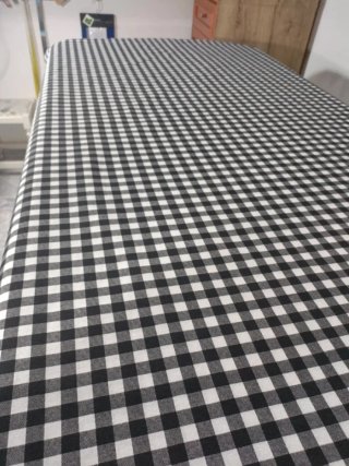 Retal de loneta estampado Vichy 2x1,40