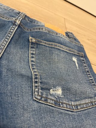 Zara Vaqueros Cortos Rotos