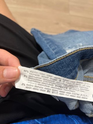 Zara Vaqueros Cortos Rotos