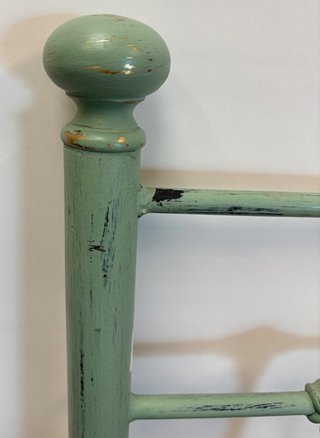 Cabecero de Hierro Forjado Verde