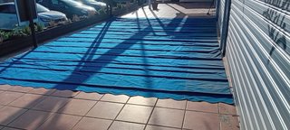 Lona de toldo palillero azul