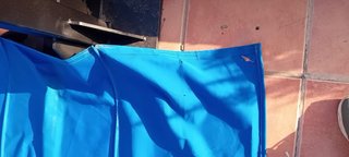 Lona de toldo palillero azul