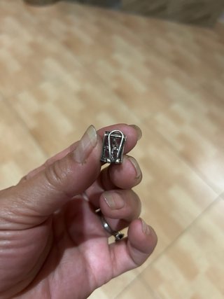 Conjunto Plata Collar y Pendientes Morados