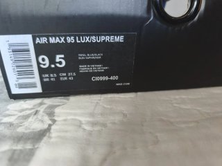 Nike Air Max 95 x Supreme Azul