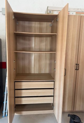 Armario Pax 200x58x236 Roble