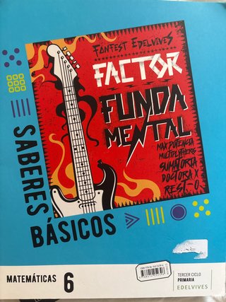 Matemáticas 6, Tercer Ciclo Primaria, Fanfest E...