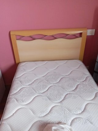 Cama completa con somier y colchón