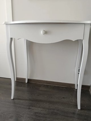 Mesa consola blanca lacada