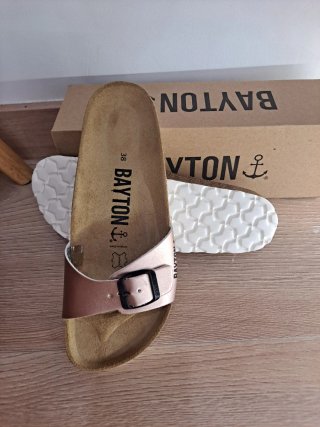 Sandalias planas Bayton Salmon