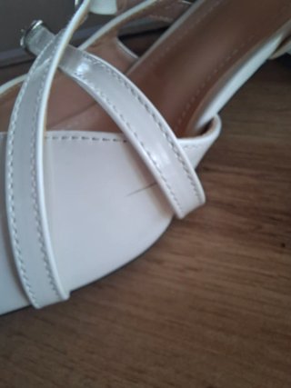 Scarpe donna eleganti sling back bianche