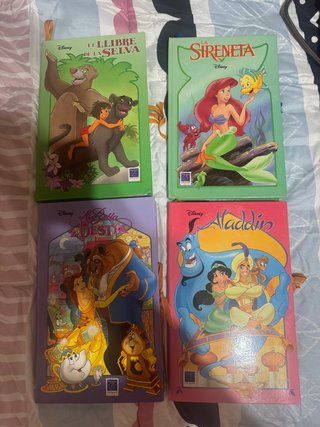 Colección de 4 libros desplegables de disney