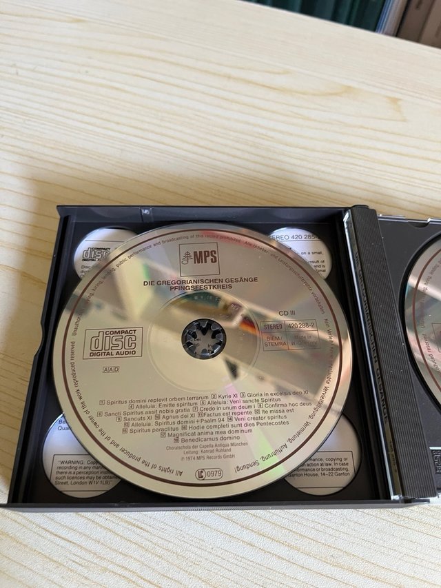 Canto Gregoriano Capella Antiqua München 4 CD