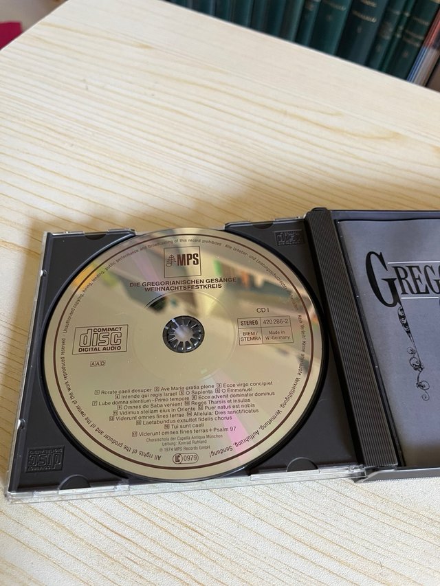 Canto Gregoriano Capella Antiqua München 4 CD