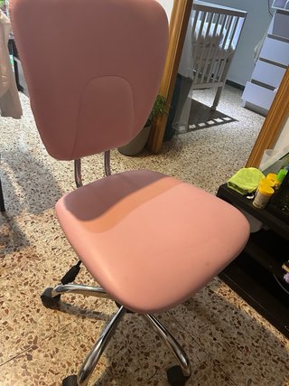 Silla de escritorio rosa