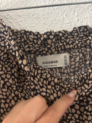 Falda Pull&Bear animal print larga