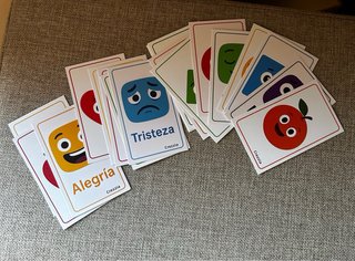 Libro Montessori con cartas