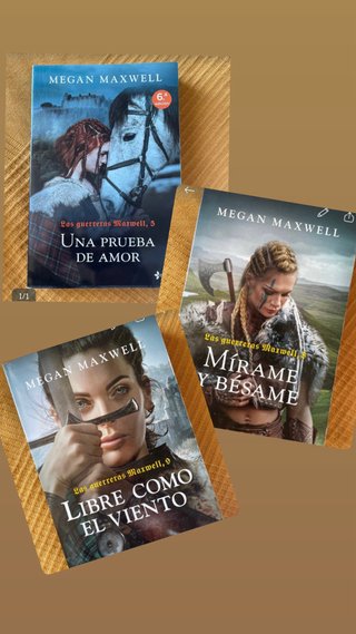 Lote 3 Libros Megan Maxwell