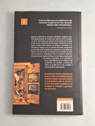 Un hombre que duerme Georges Perec Impedimenta