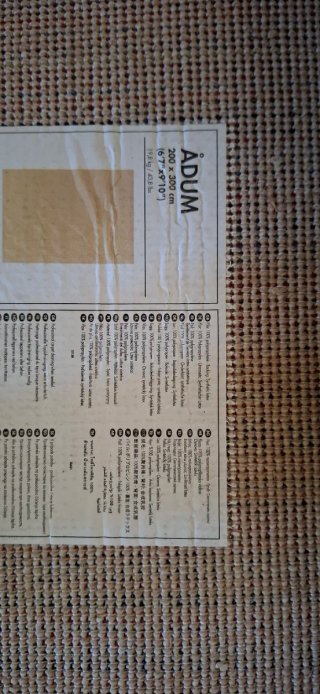 Alfombra grande beige