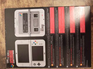 Caja Nintendo 3DS XL Super Nintendo Edición leer