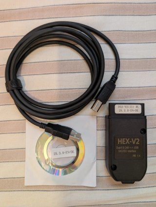 HEX-V2 VCDS 25.3.0 VAGCOM Interfaz USB