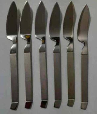 Lote 35 cubiertos cuchillo y tenedor Mariscal