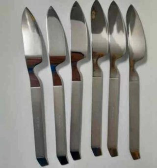 Lote 35 cubiertos cuchillo y tenedor Mariscal