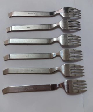 Lote 35 cubiertos cuchillo y tenedor Mariscal