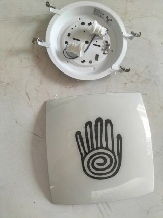 Plafón de techo moderno blanco
