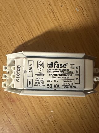 Transformadores FASE 230V-12V 50VA