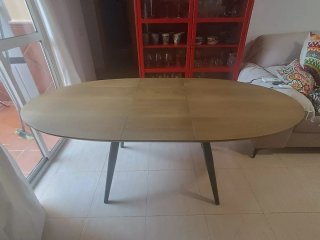 Didier Mesa de comedor extensible ovalada 160/200