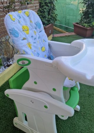 Trona Homcom Verde 2 en 1