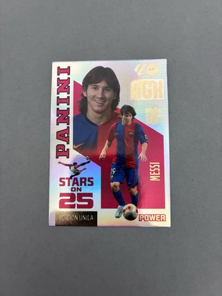 Lionel Messi #440 Stars on 25 Edición Única panini