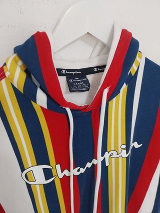 Sudadera Champion Candy Stripe, Talla L