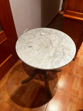Mesa redonda mármol 60cm