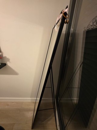Espejo de pie IKEA KARMSUND negro (40x167 cm)