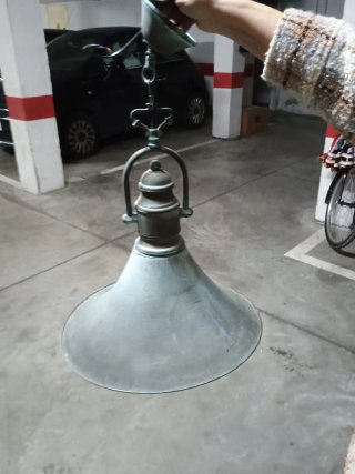 Lámpara de techo de hierro