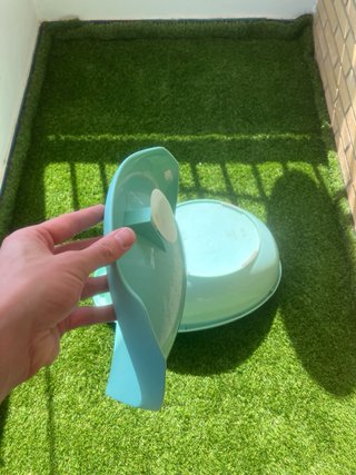 Bañera para bebé color turquesa