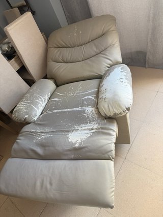 Sillón de masaje beige