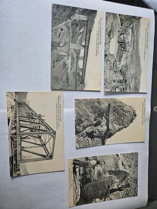 84 Postales Construcción Pantano 1900