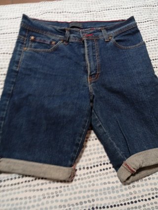 Pantalón corto vaquero juvenil