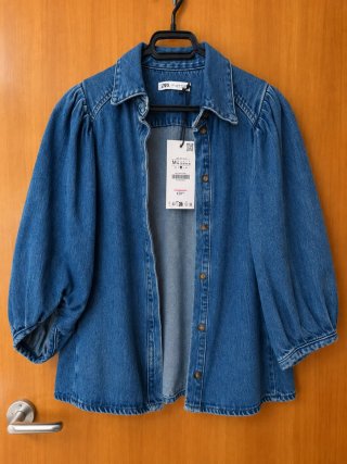 Sobrecamisa vaquera Zara Talla M